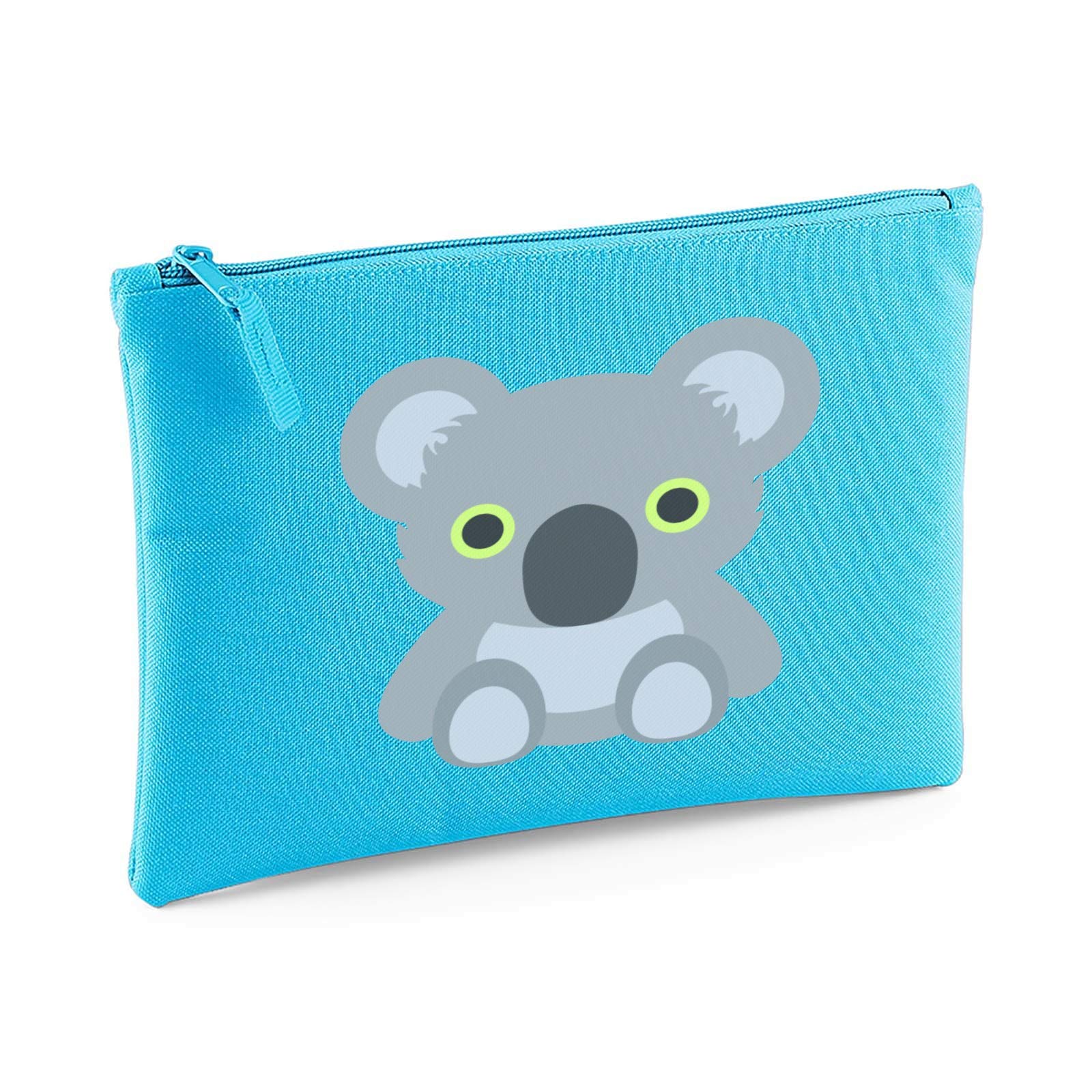 Apparel Printing Emoji Koala Large Flat Pencil Case