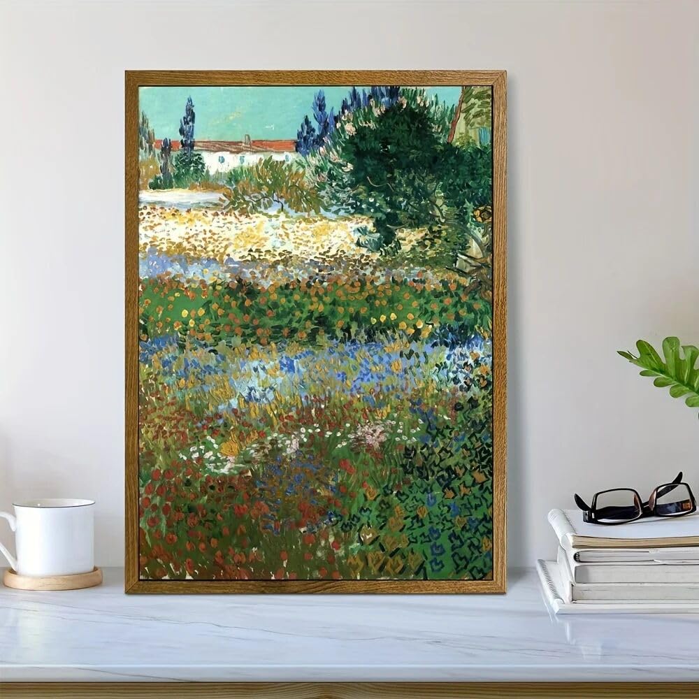 GKUVBF Affiche sur toile représentant un paysage extérieur classique, idéale pour le salon, la chambre et le couloir, peinture décorative pour la maison (70 x 100 cm/cadre intérieur)