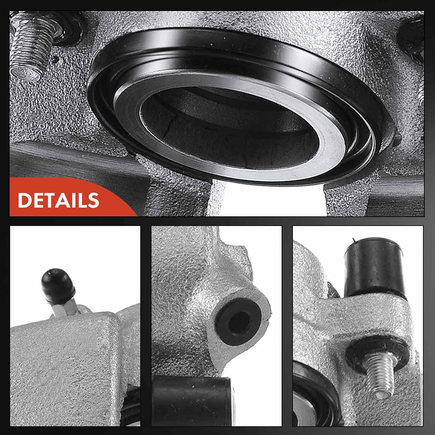 A-Premium Disc Brake Caliper Assembly Without Bracket Compatible with Select BMW Models - 318i, 318is, 318ti, 320i, 323Ci, 323i, 323is, 323ti, 325Ci, 325i, 325is, 325xi, 328Ci, Z3, Z4 - Front Driver