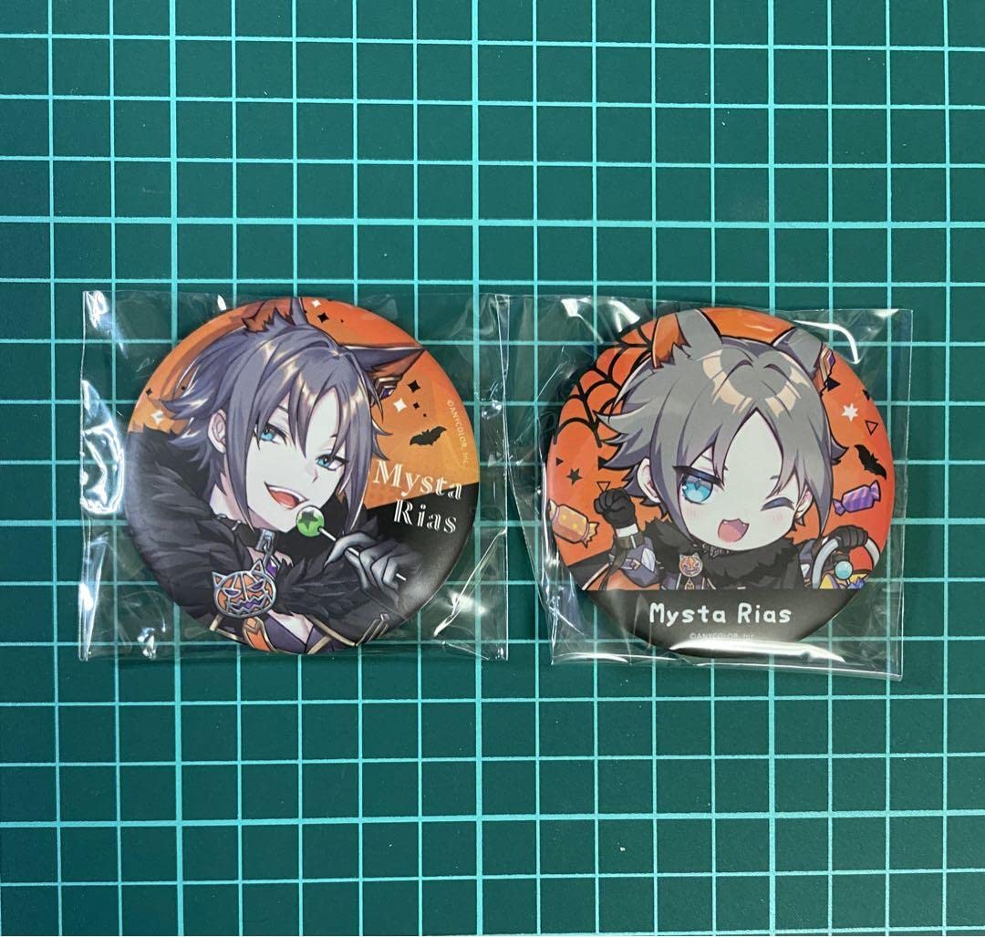 Amazon.co.jp: Luxiem 台湾限定 KB ハロウィン ミスタ 缶バッジ Mysta 