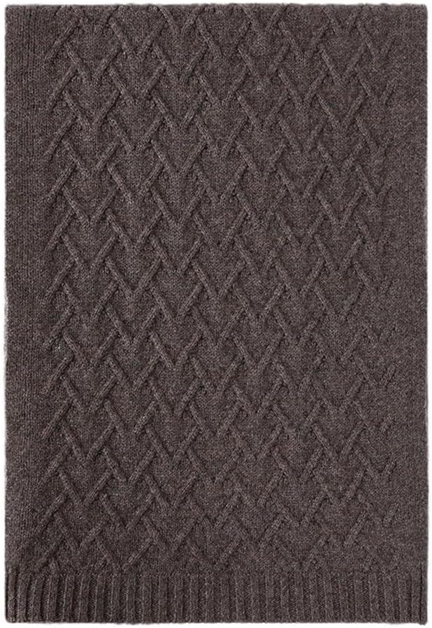 Winter Solid Color Cashmere Scarf for Men and Women Thick and Warm Neck
