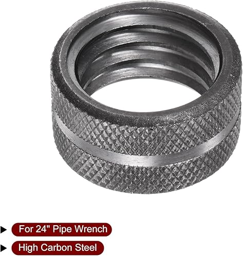 Miniatura 25 de HARFINGTON 8" Pipe Wrench Nut, Carbon Steel, 14mm ID, 1 PC