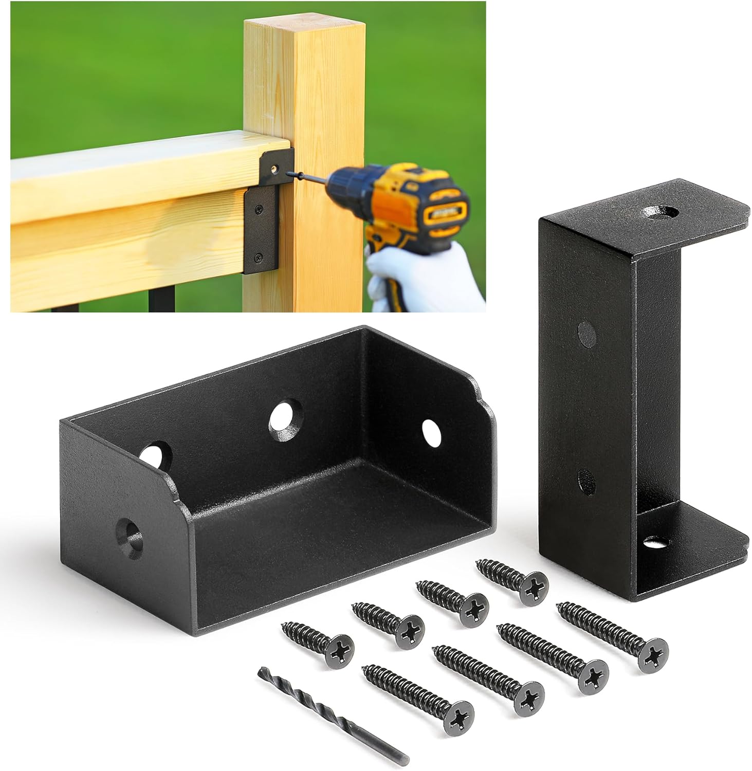 Wocepu 4Pcs 8pcs 12pcs Stainless Steel Deck Railing Connectors - for 3. ...