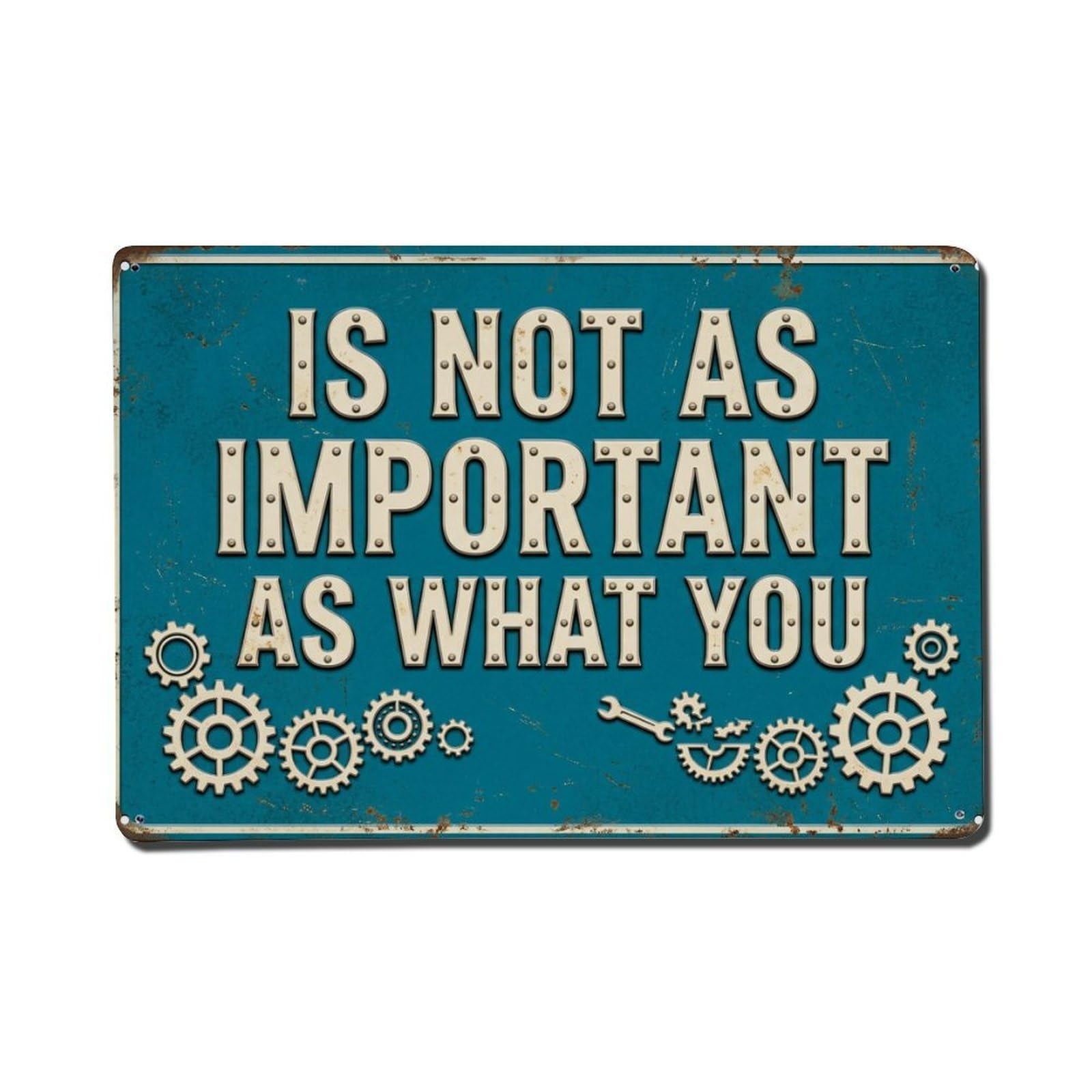 Cmhok Vintage Style Become Better Version Entrepreneur Retro Motivational Slogans 1 Metal Tin Sign Wall Decor For Cafe, Club, Garden Metal Poster 8X12inch