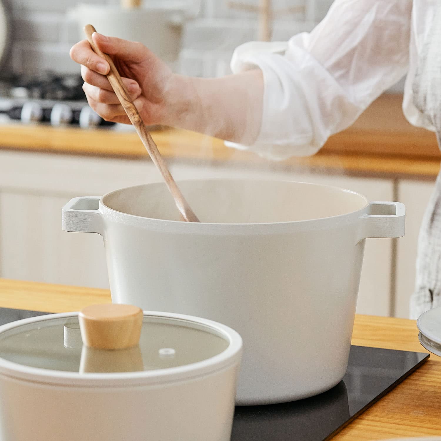 Amazon｜FIKA by Neoflam キャセロール 深鍋 22cm セラミック加工