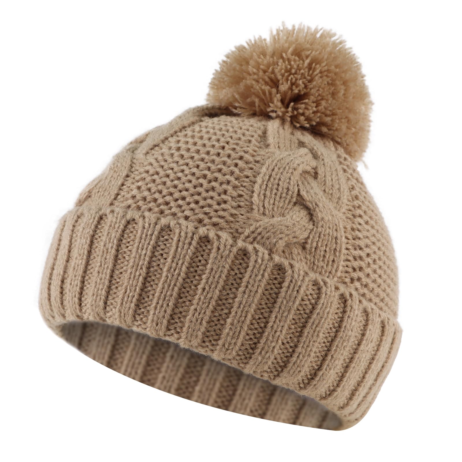 Winter Knit Baby Hat Twist Warm Beanie for Boy Girl Fall Baby Cap