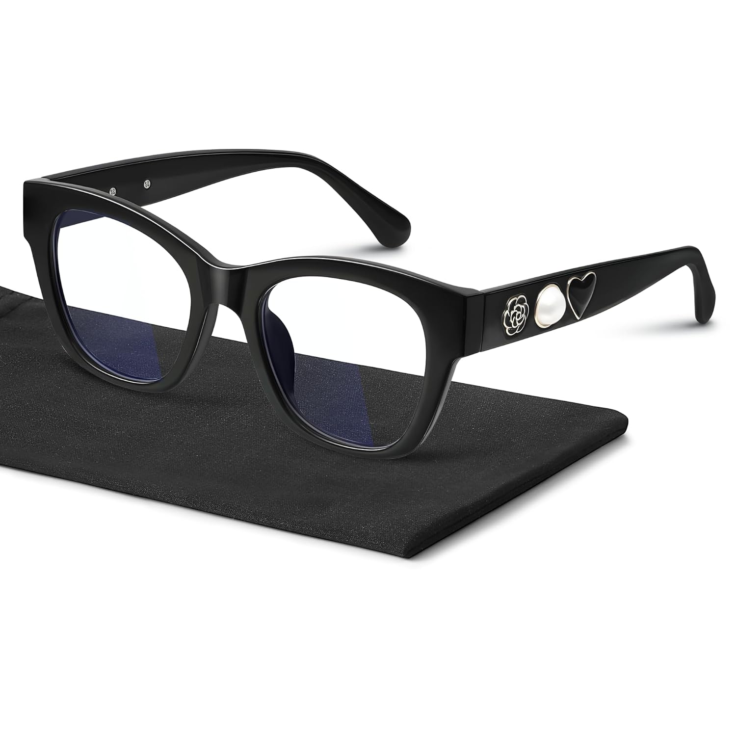 Reglaaly Blue Light Blocking Glasses For Woman Men Oversize Blue Light Glasses for Women Computer Work Gaming Eyeglasses