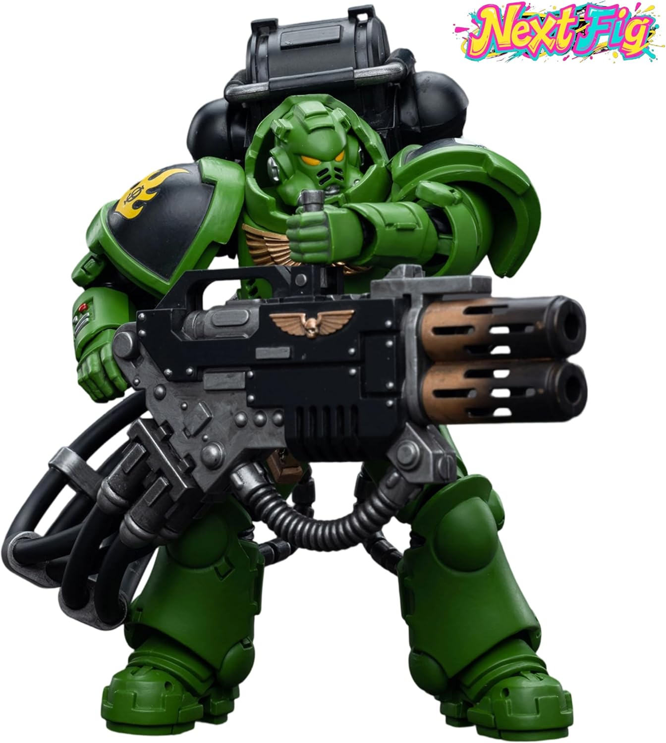 JOYTOY Warhammer 40K 1/18 Action Figures Salamanders Eradicators Brother Xavak Collectible Model Birthday Gifts Warhammer Series Model