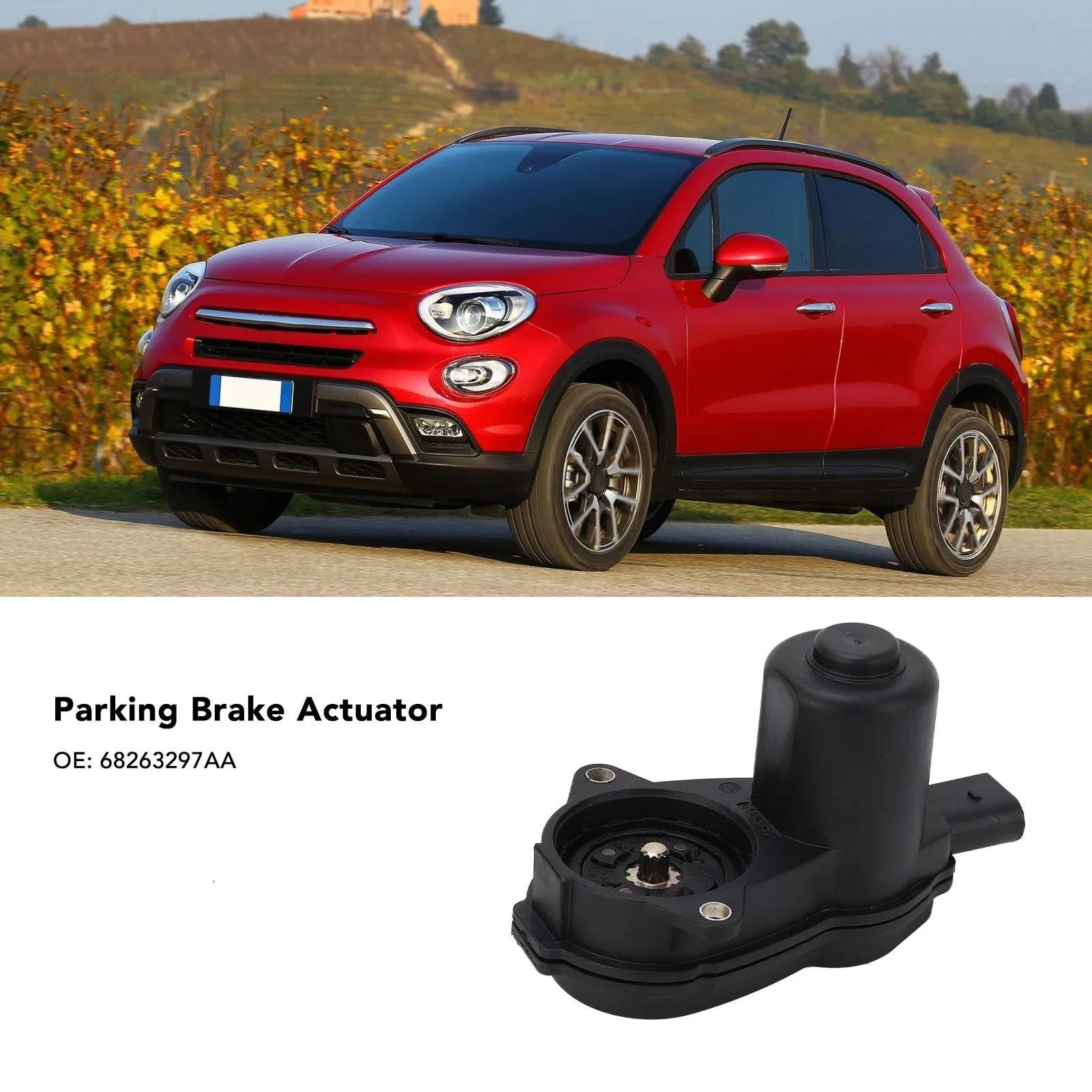 Meccanismo del Freno a Mano Elettrico Attuatore del Freno di Stazionamento 68263297AA di Ricambio in Metallo per Fiat 500X 2015 2016 2017 2018 2019 2020 2021 Attuatore Freno a Mano EPB