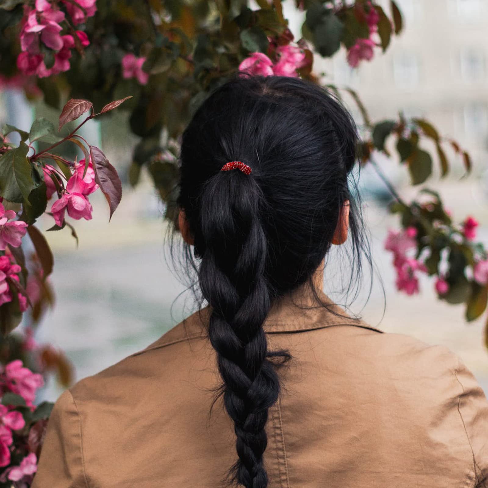 10 coleteros de cristal para el cabello, coleteros de cristal, accesorios para el cabello para mujer, soporte para cola de caballo con cuentas