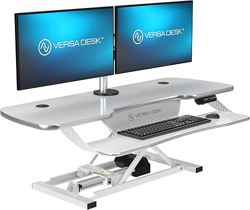 Miniatura 59 de VERSADESK® PowerPro™ Elite 40" x 24" - Convertidor de escritorio eléctrico ancho controlado por aplicación con puerto de carga USB. Eleva hasta 20