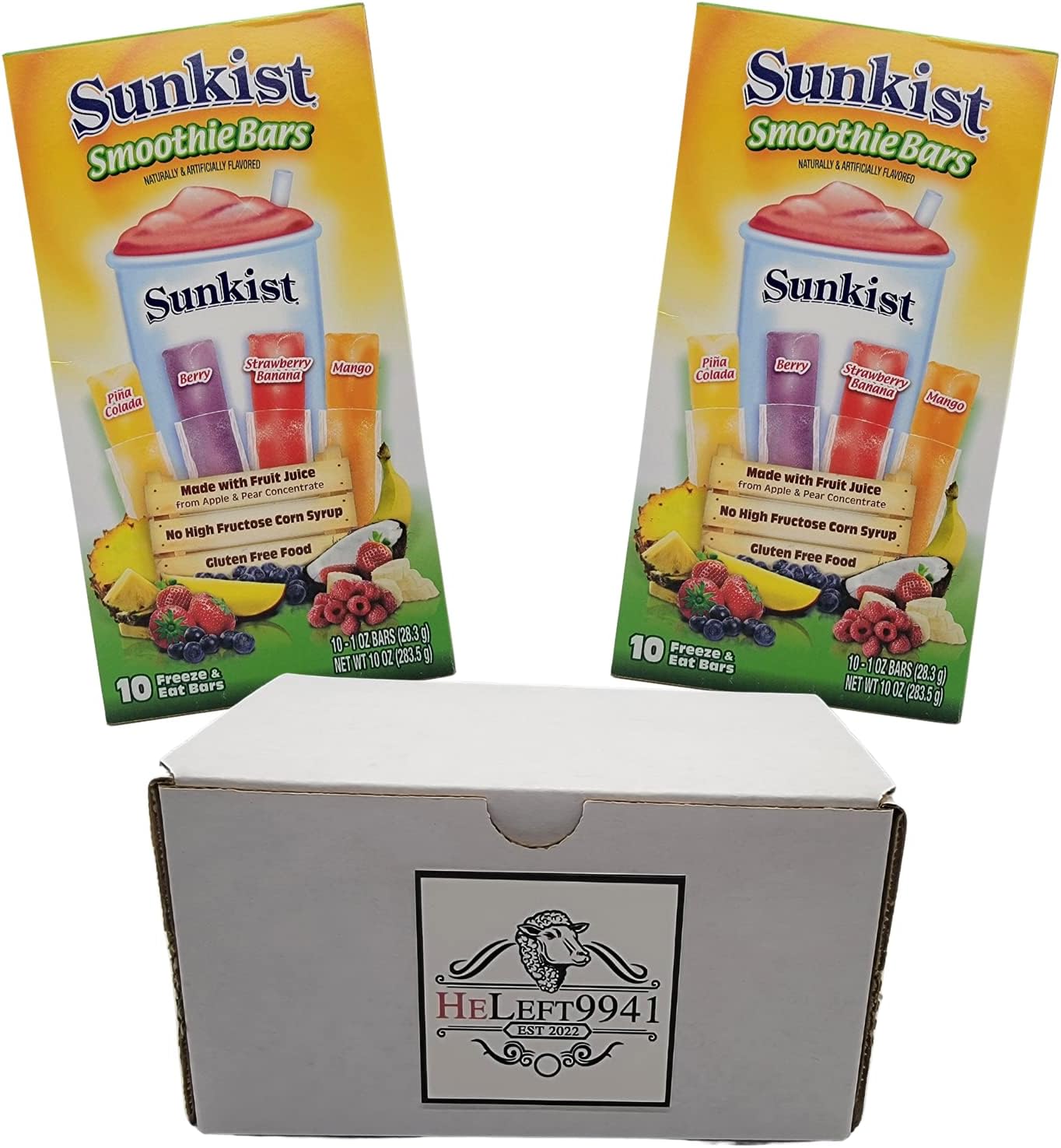 Sunkist Smoothie Bars 2 Pack