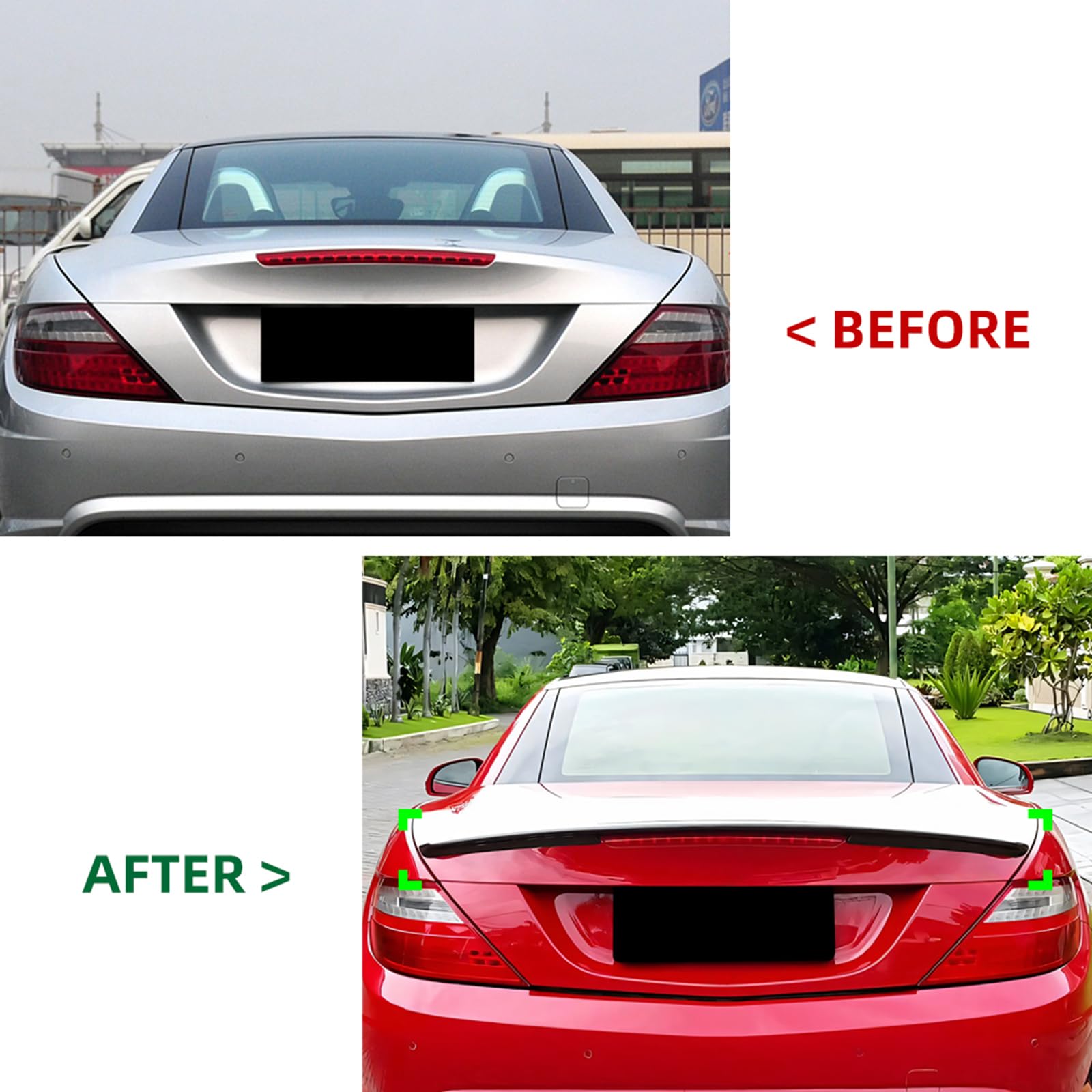 Tyłowy spoiler do Mercedes Benz SLK SLC R172 2011-2020 AMG, kolor czarny