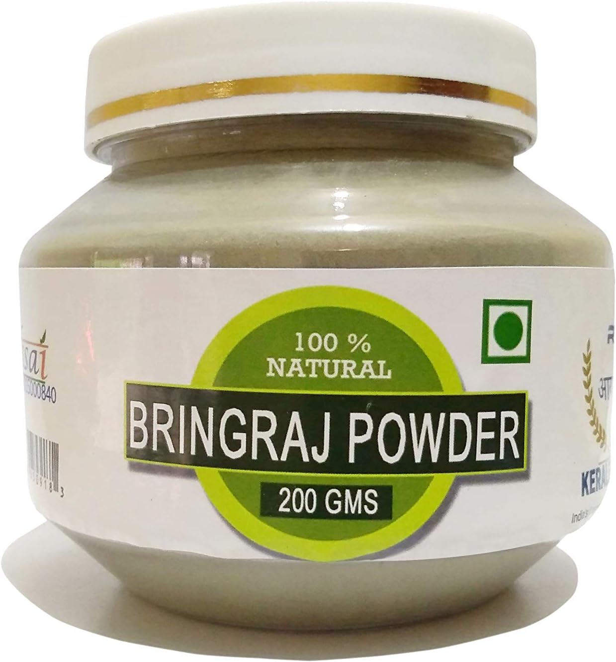 RAINTECH HERBALS 100% Natural Organic Bhringraj Powder For Hair Growth - 200Gms | Edible | Good for Hair pack, Hair oil | Preservative free