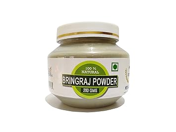 RAINTECH HERBALS Organic Bhringraj Powder For Hair And Conditioning, 200gm