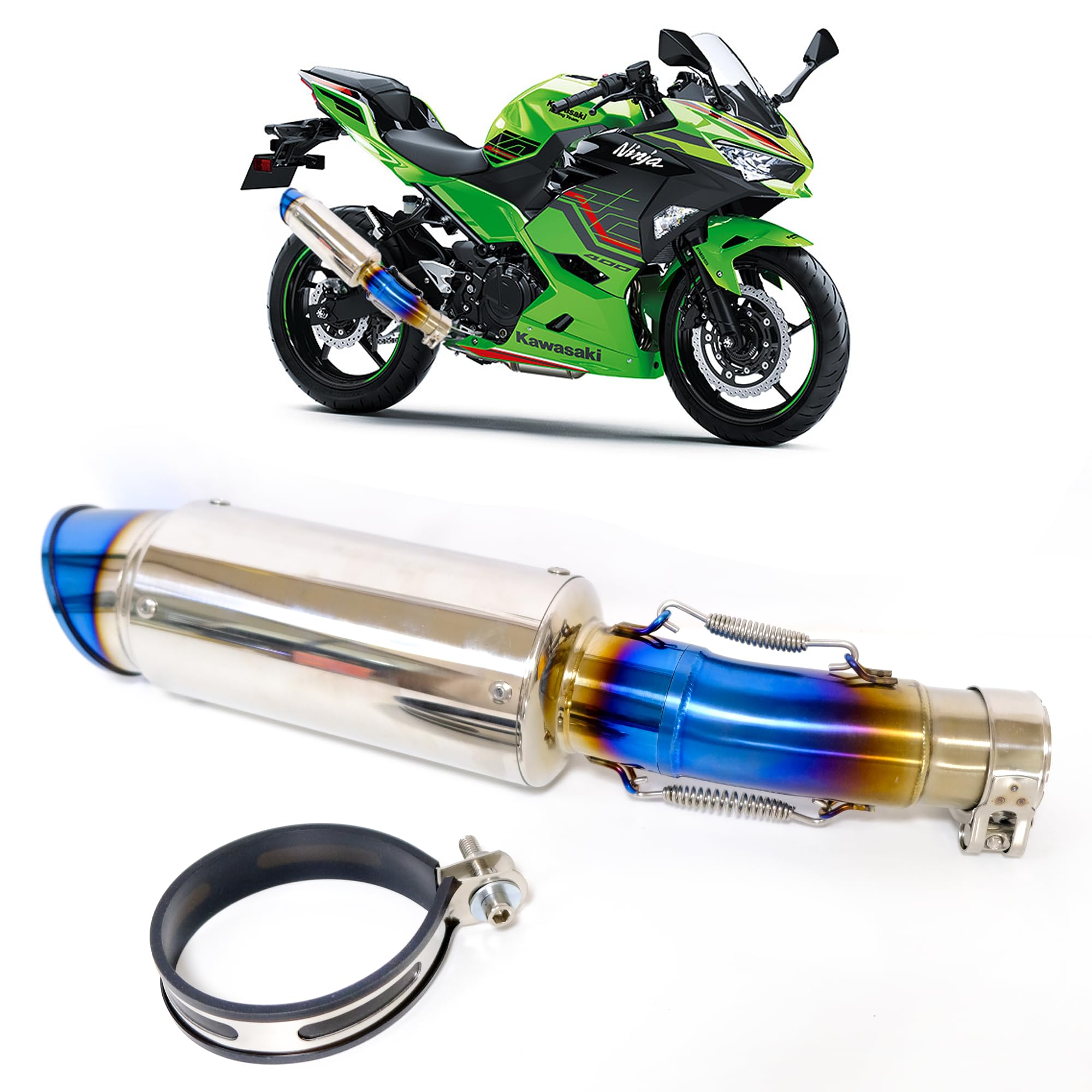 ニンジャ400マフラー/Z400 ニンジャZ250-250R | VISUALWORKS.CO.JP