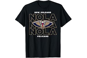 NBA New Orleans Pelicans Stacked City Logo T-Shirt