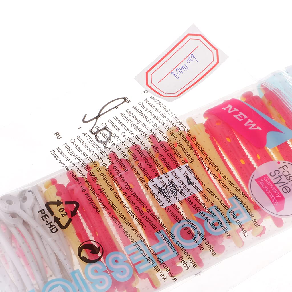 GAH 12x Hair Curler Clamps Hairdreser Perm Rods Hair Styling DIY Tool 7 x 1.3cm-picture-17