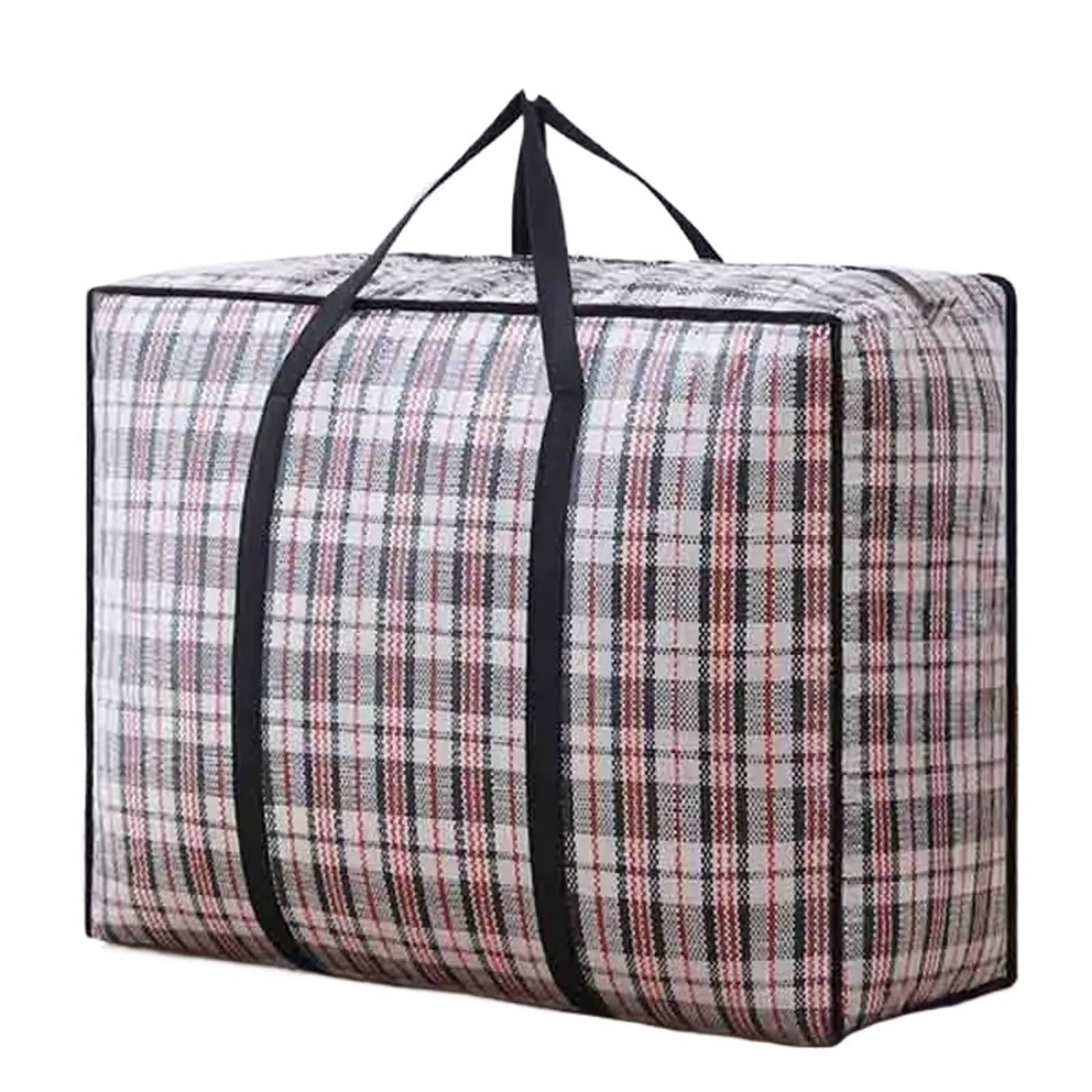 DSFIHJO Storage Bags Extra Large Storage Bags Space Saver Waterproof Dustproof Clothes Quilt Bag Closet Wardrobe Travel Underbed Organizer(Black,L(70x50x23))