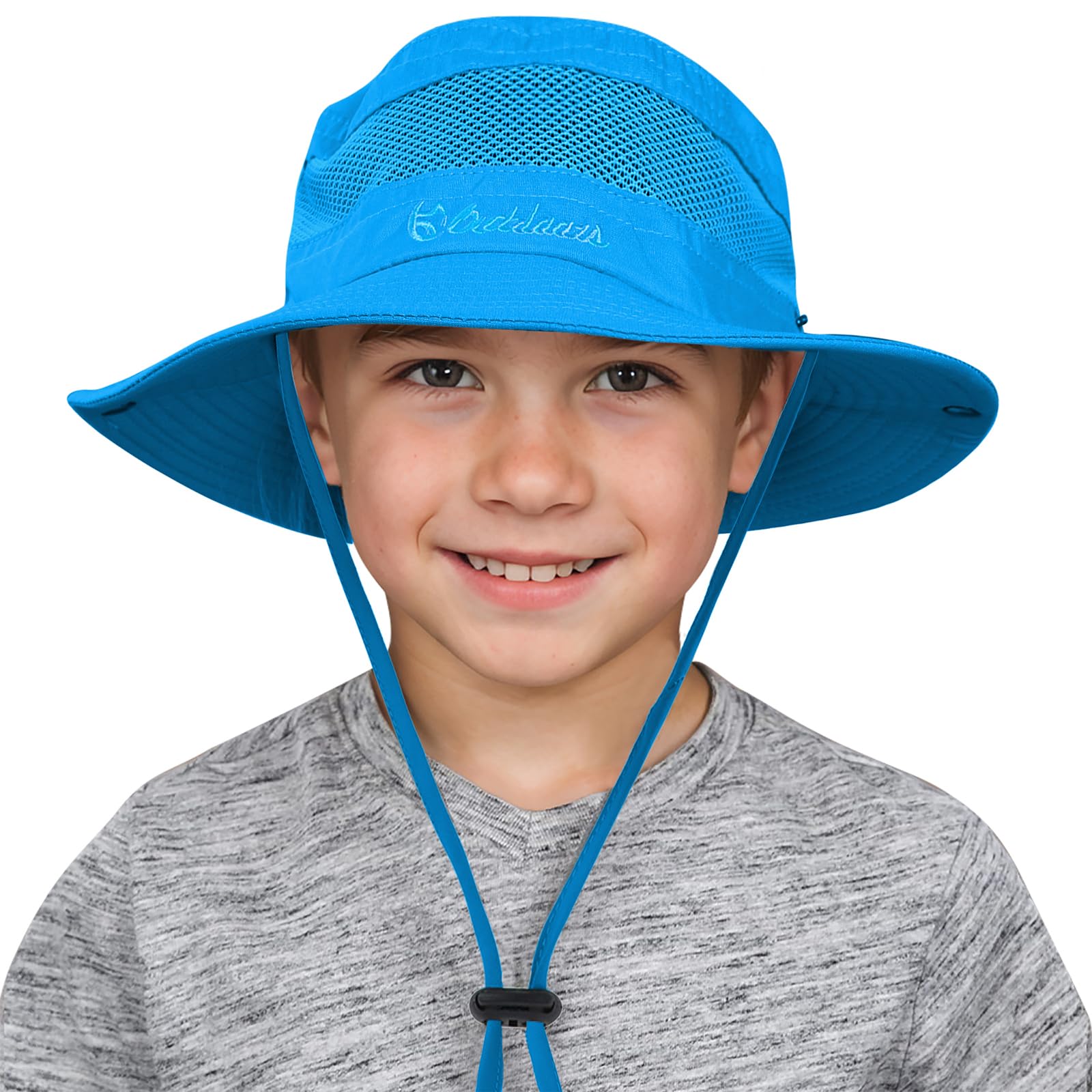 Kids Sun Hat Fishing Hats for Boys Girls UPF 50+ Wide Brim Bucket Hats for Kids Hiking Safari Hat