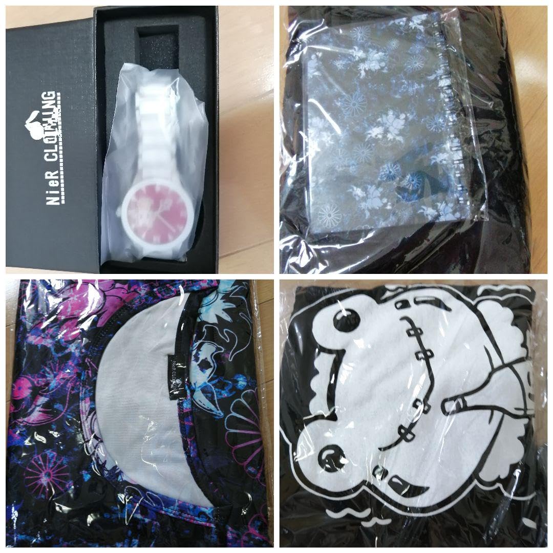 Amazon.co.jp: NieR 和柄九尾着物袖シャツ＆カットソー＆時計