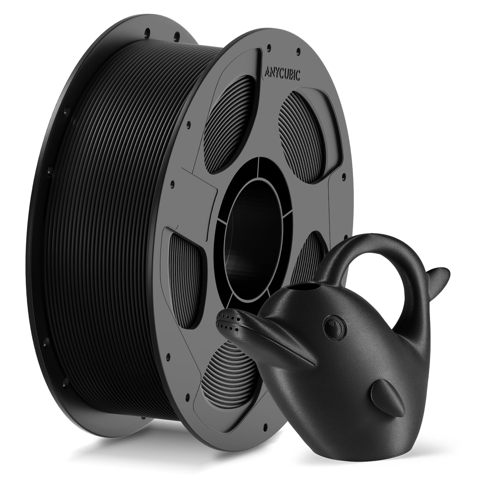 ANYCUBIC PETG-CF Carbon Fiber 3D Printer Filament 1.75mm, 1KG, Black