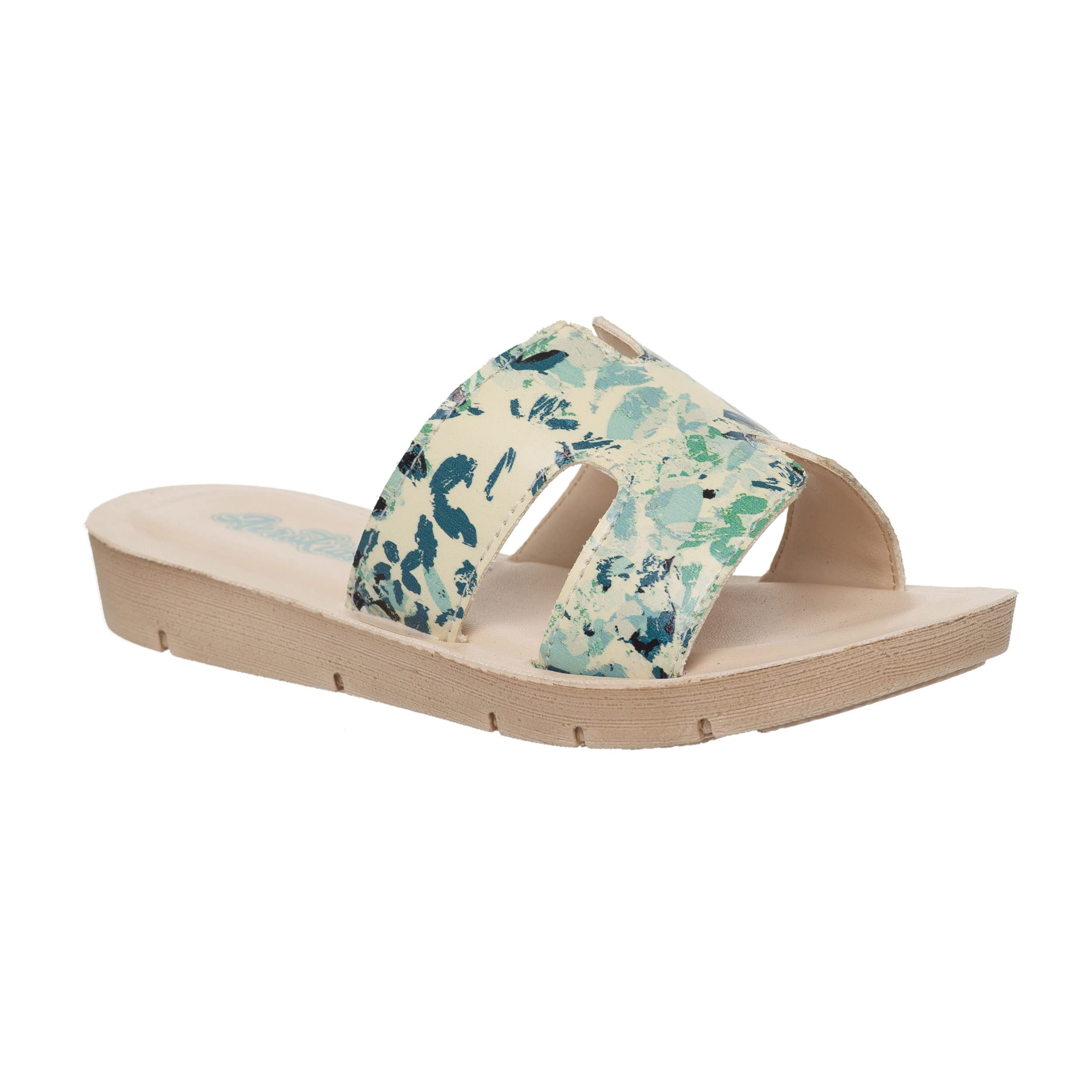 Aerokids Stylish Fashion Sandal/Slipper for Girls | Comfortable | Lightweight | Anti Skid | Casual Office Footwear (EM33_ROYAL GREEN_30) (B0BHJ3DV5Q) Amazon Price History, Amazon Price Tracker