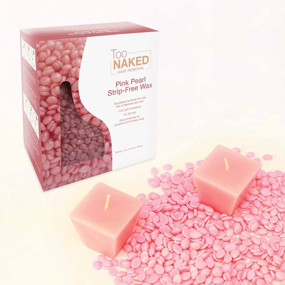Amazon.com: Too Naked Pink Pearl Strip-Free Wax, Beeswax