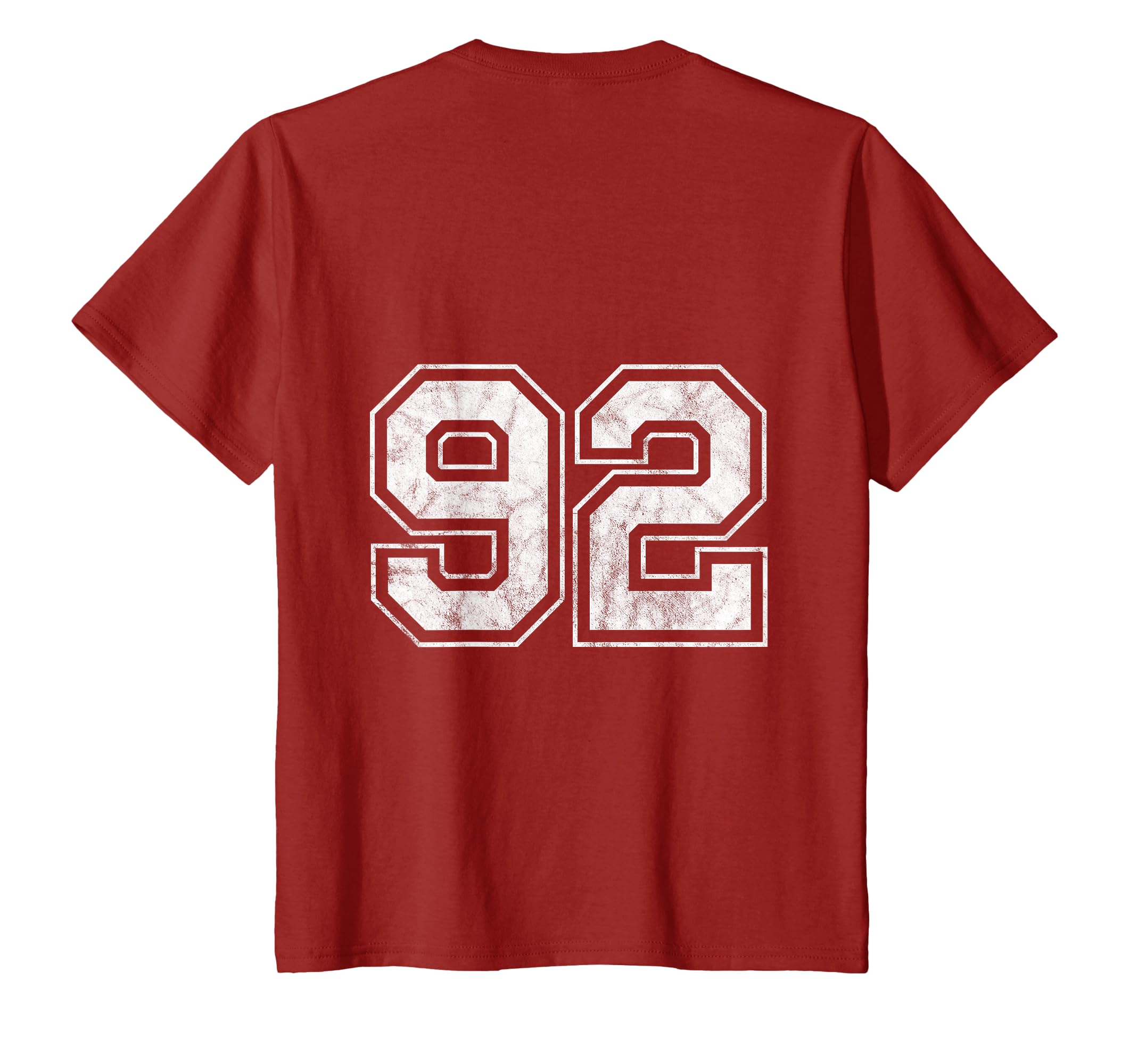 Amazon | 背面に92番。 Tシャツ | Tシャツ・カットソー 通販