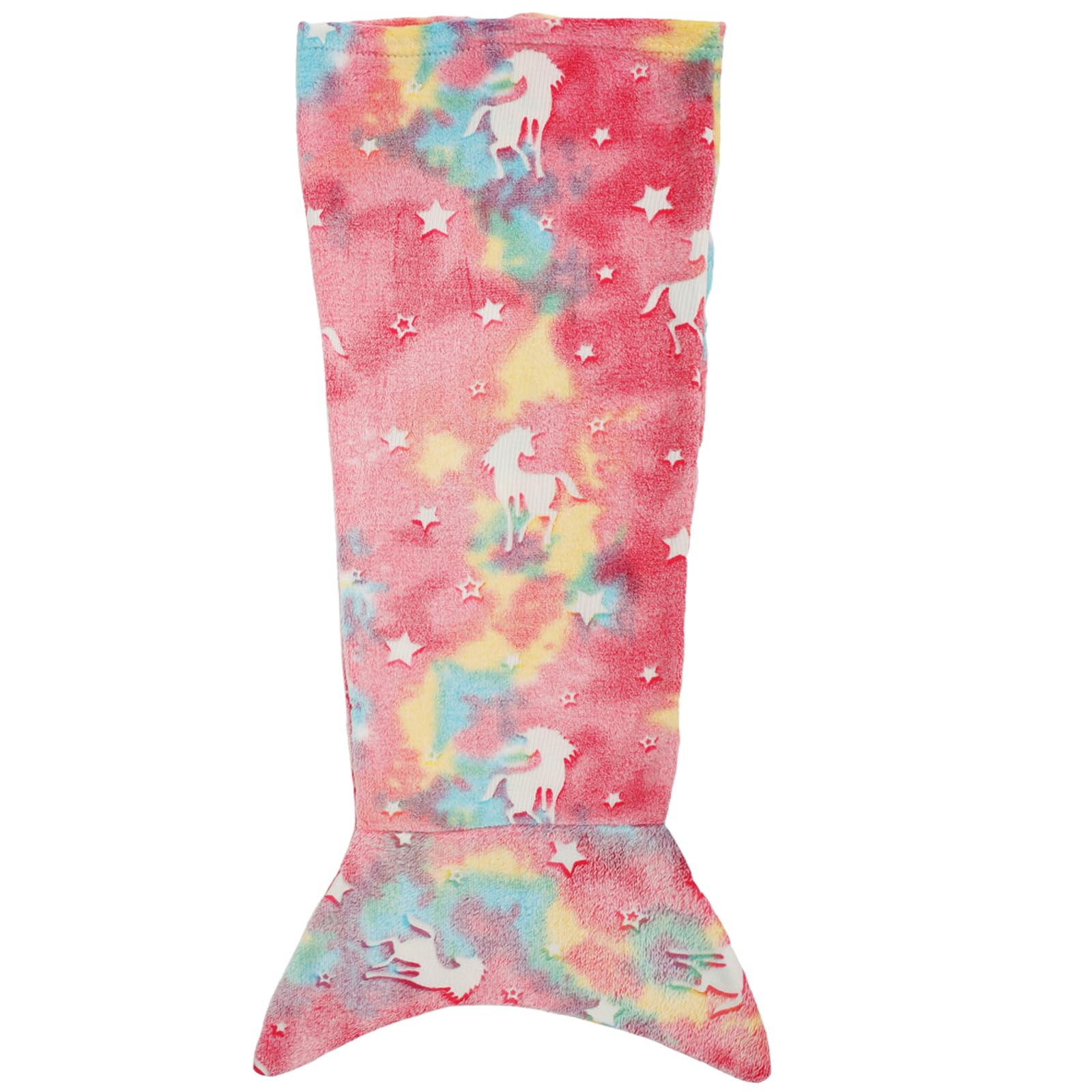 Cbwerbb Girls Red Mermaid Tail Blanket For Kids Age 3 To 6 Years,100X50cm Luminous Mermaid Blanket Colorful Soft Flannel Snuggle Blankets Wearable Sleeping Bag With Double Stitching (Red)