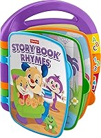 Fisher-Price Laugh & Learn Storybook Rhymes Musical Learning Book with Lights & Sounds - Baby Toy Ages 6+ Months