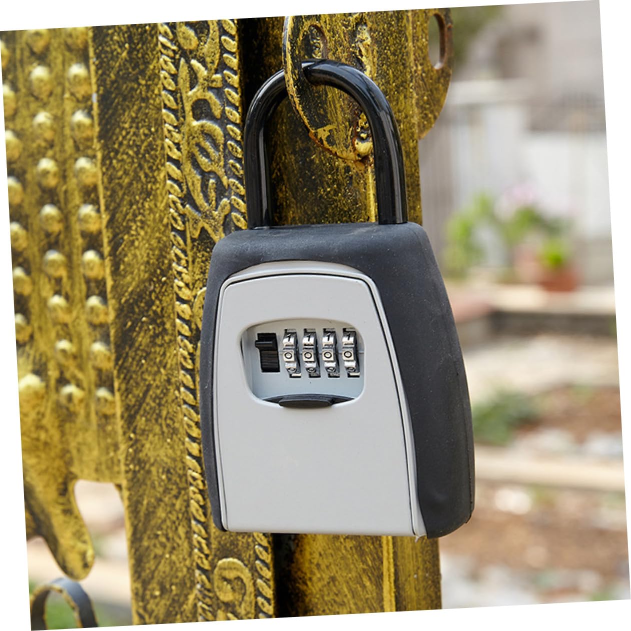 EXCEART Scatola Portachiavi Con Combinazione Ripristinabile Sicurezza Per Chiavi Esterno Facile Installazione Per Garage Appartamenti e Giardini