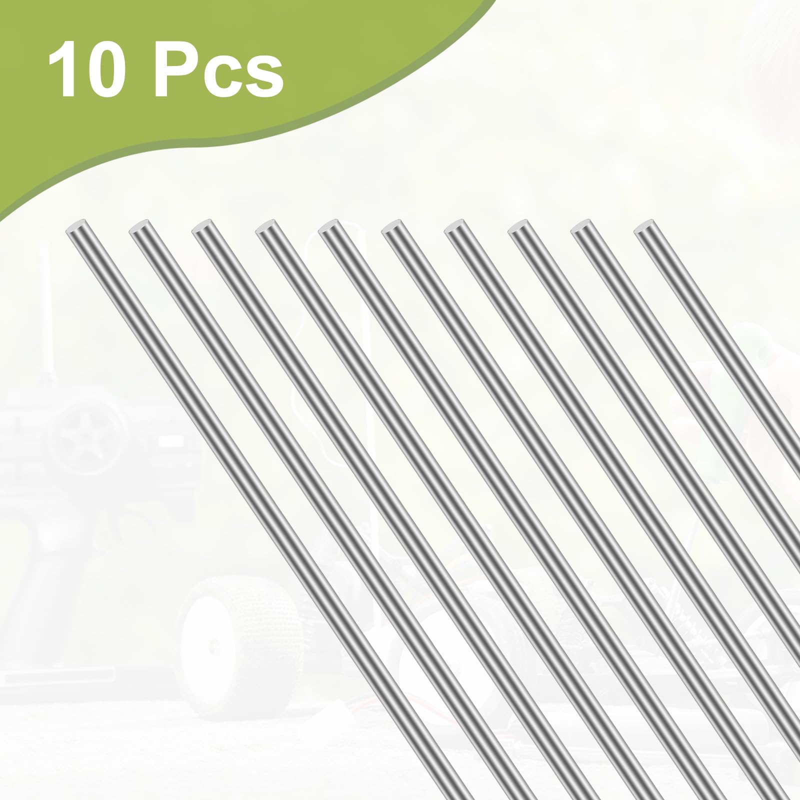 3Mm X 300Mm 304 Stainless Steel Solid Round Rod For DIY Craft - View #9
