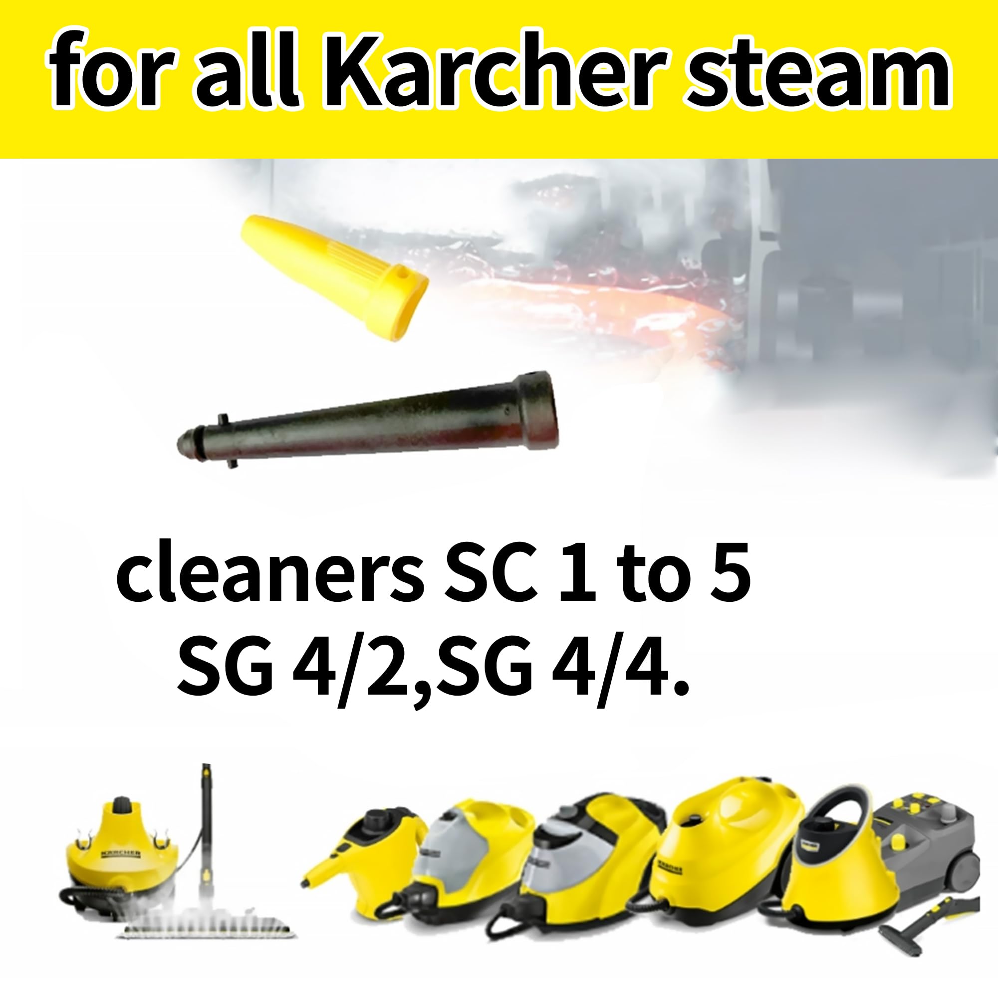 Powermondstukken voor Kärcher stoomreiniger-accessoires Powermondstukken voor Kärcher stoomreiniger-accessoires