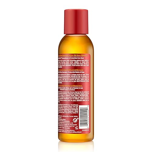 Miniatura 9 de Creme of Nature aceite de argán para el cabello alisar y brillar el cabello aceite de argán de Marruecos para control antiencrespamiento 4 onzas