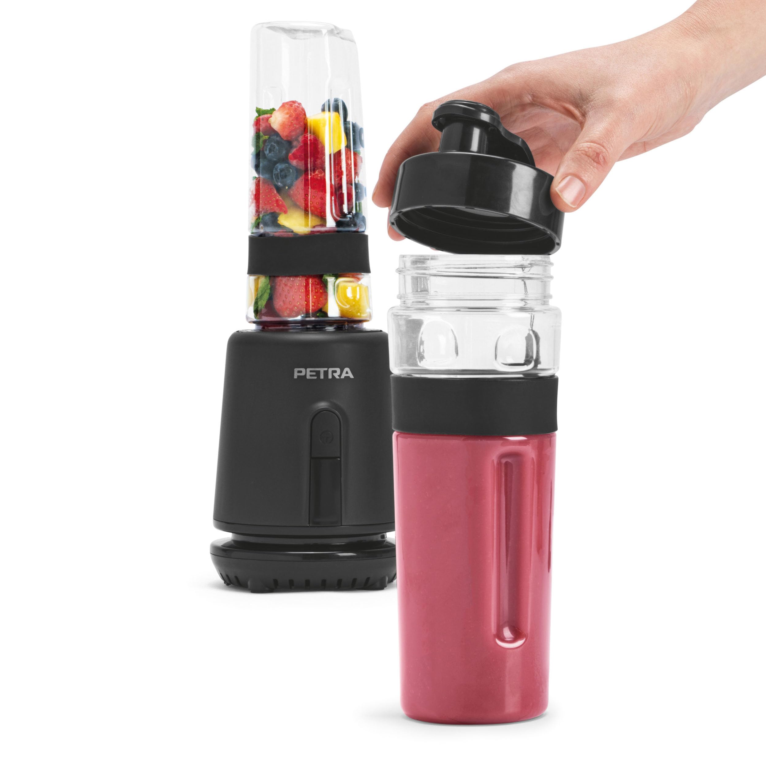 Petra Personal Blender 350 W con 2 bottiglie da 600 ml