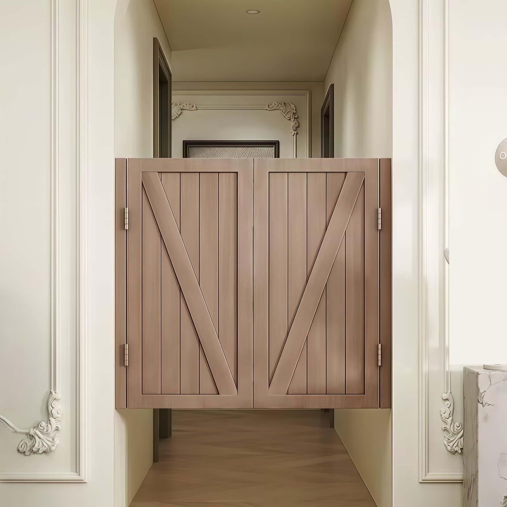Porte de café basculante, séparation de style salon pour cuisine et bar, fonction de fermeture automatique, convient pour les salles de bains et les couloirs
