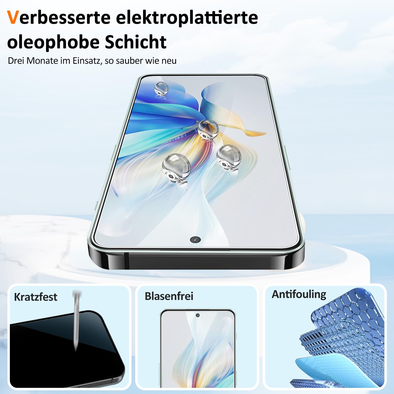 2x Se® 3D Schutzfolie Für OnePlus Nord 2 5G – Selbstheilend, Blasenfrei, Aus Deutschland