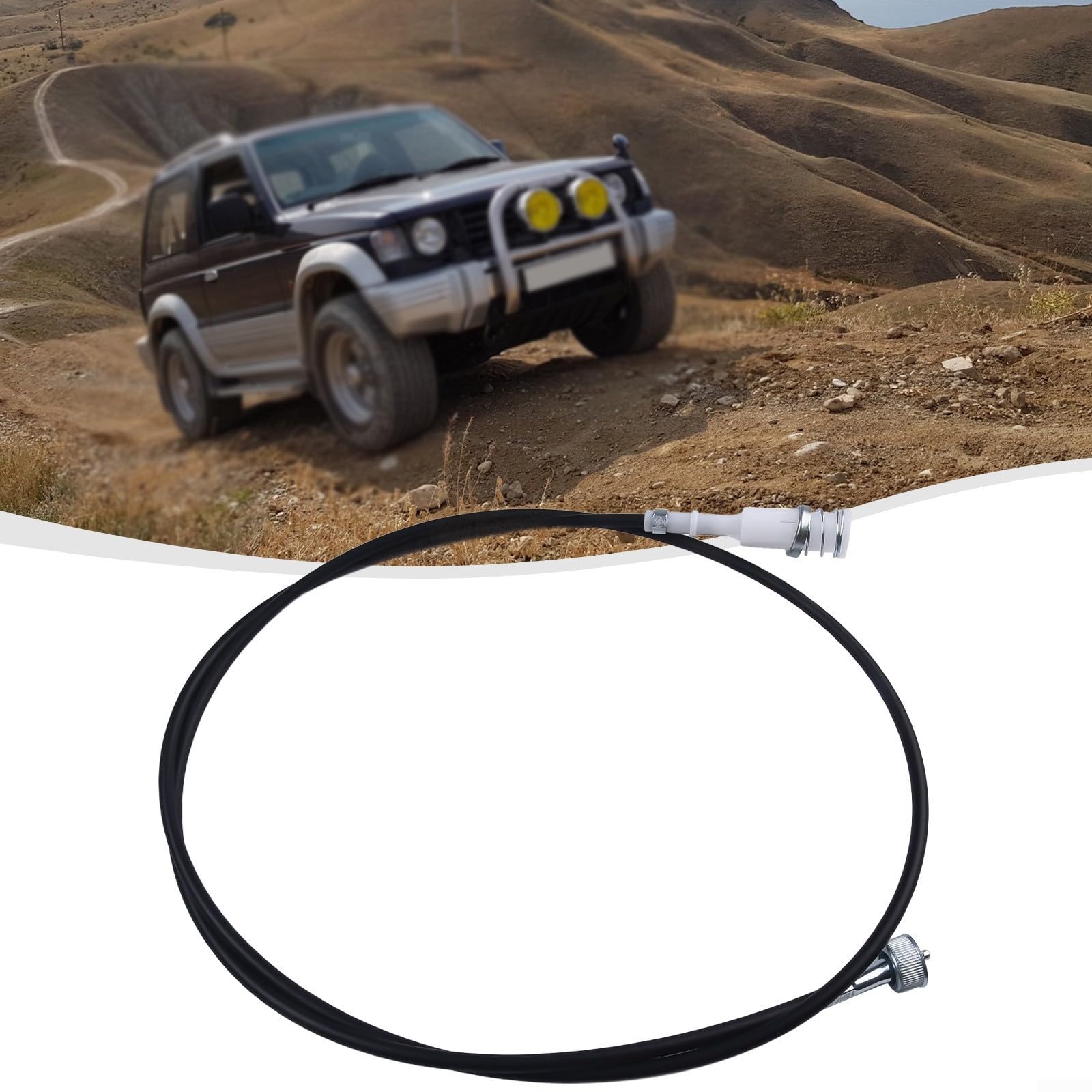 Cavo contachilometri per Pajero Mk2 e 2.5TD (V24/V44) 1991-2004, Montero/K8/K9 - ABS + costruzione in metallo, OE MB652271