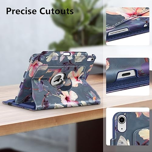Vista 134 de Fintie Funda giratoria para iPad (A16) de 11ª generación de 11 pulgadas (2025), iPad de 10.9 pulgadas (2022) – [Soporte para lápiz integrado] Funda
