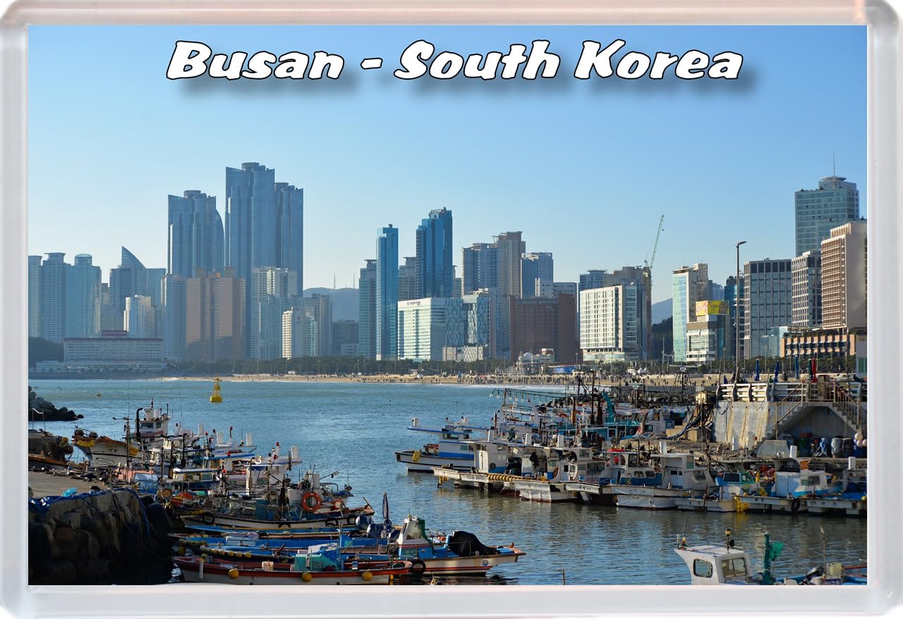 Busan - South Korea - 96 x 67mm Jumbo Fridge Magnet/Magnets BBSFHM684