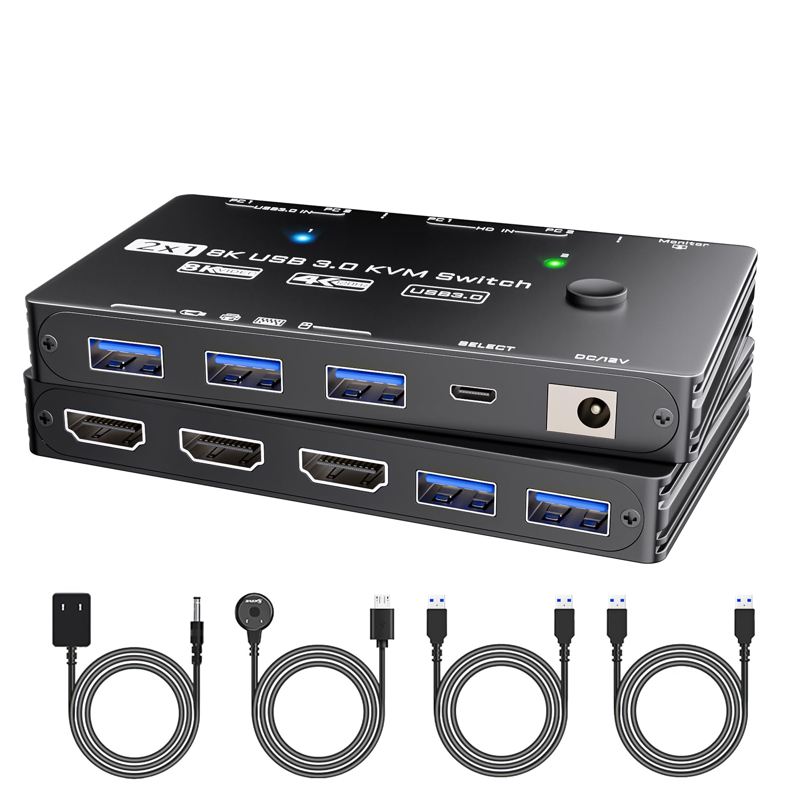 kvm Switch 1 Monitors 2 Computers 2 Port-image-23