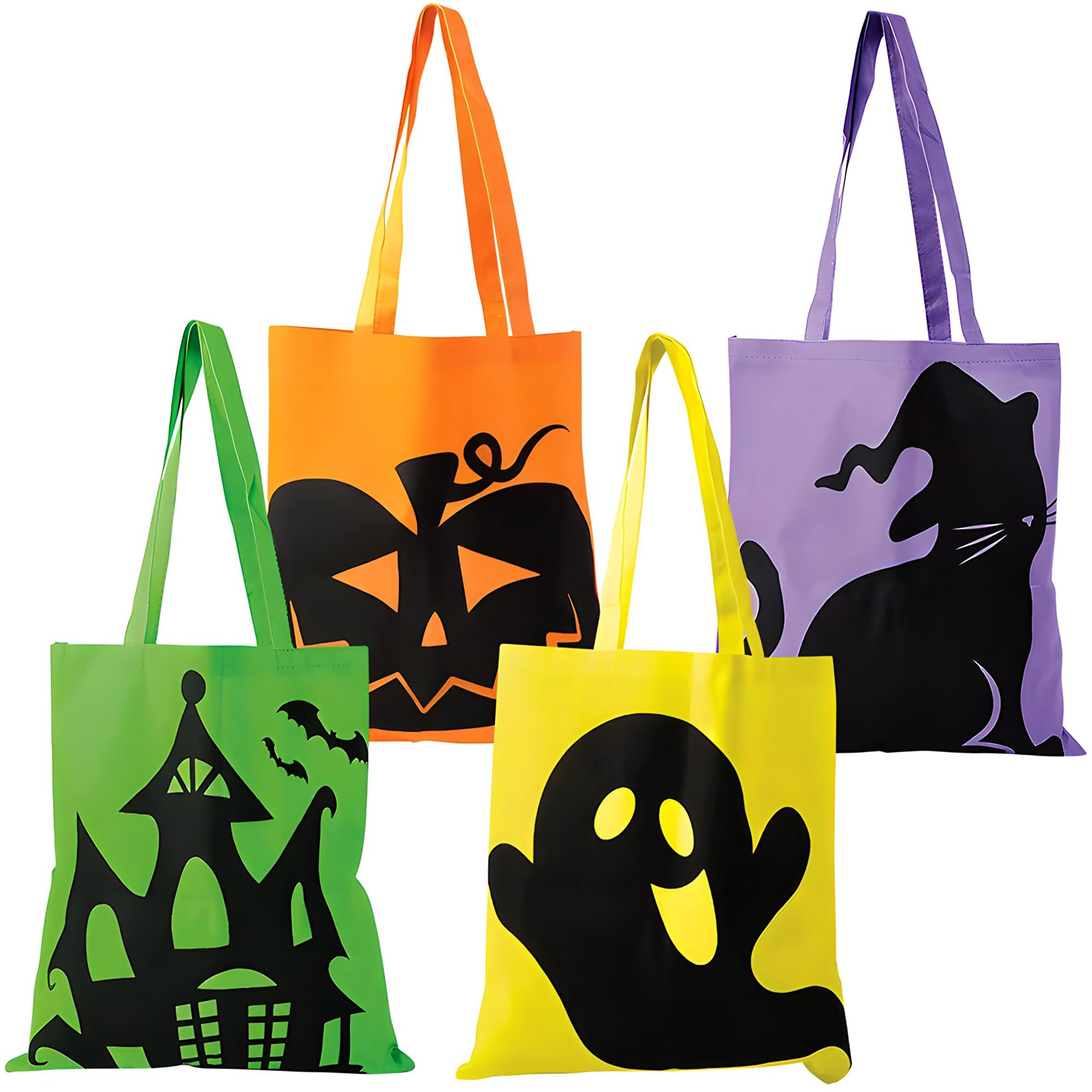 Rhode Island Novelty Artykuły na przyjęcia halloweenowe duże torby na cukierek albo psikus 40 x 40 cm