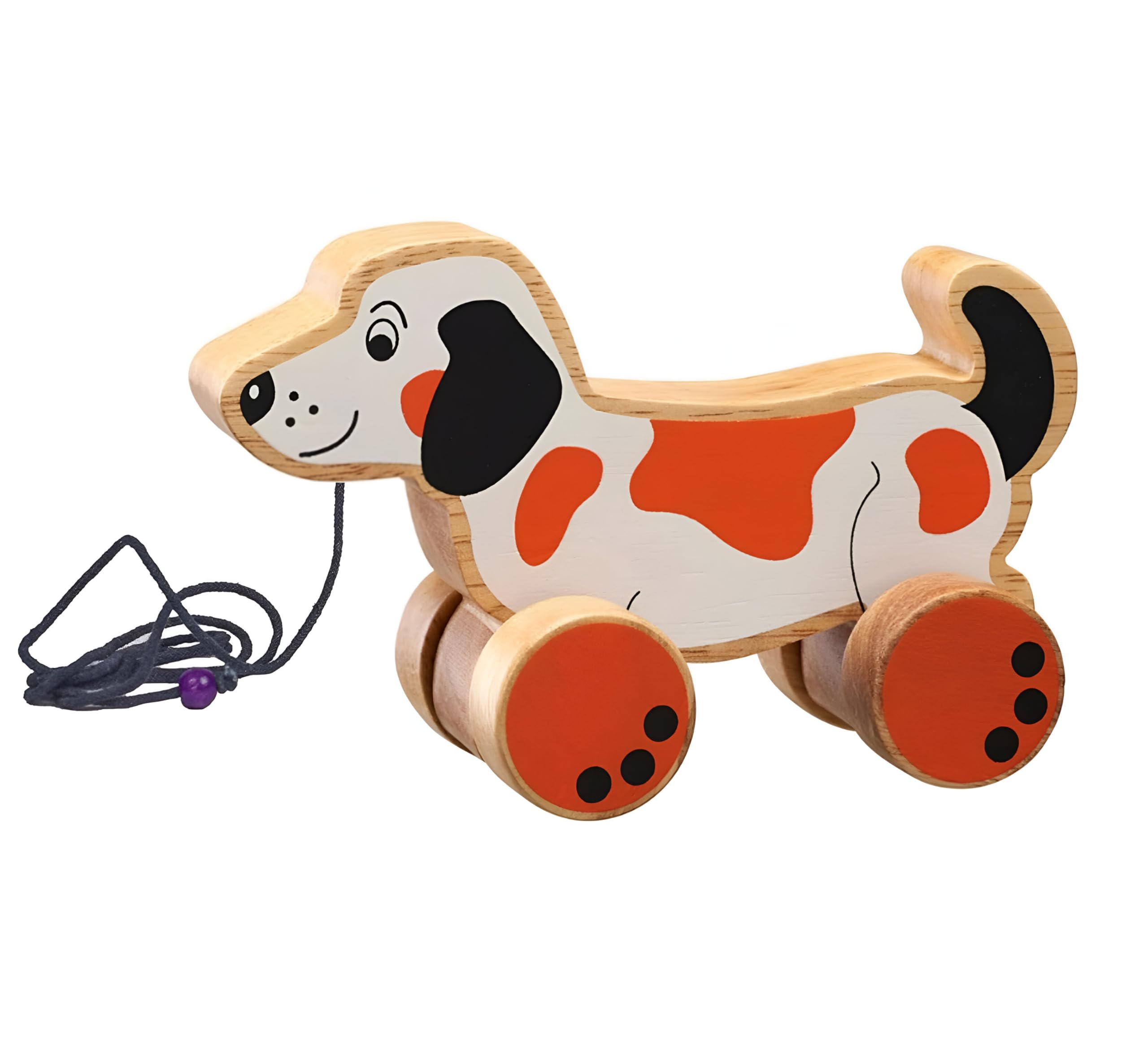 Channapatna Toys Premium Pull Along Toy Wooden Doggy for 12 Months & Above Kids, Toddlers, Infant & Preschool Toys - Multicolor - with Attached String- Encourage Walking (B0CCW6PWBR) Amazon Price History, Amazon Price Tracker