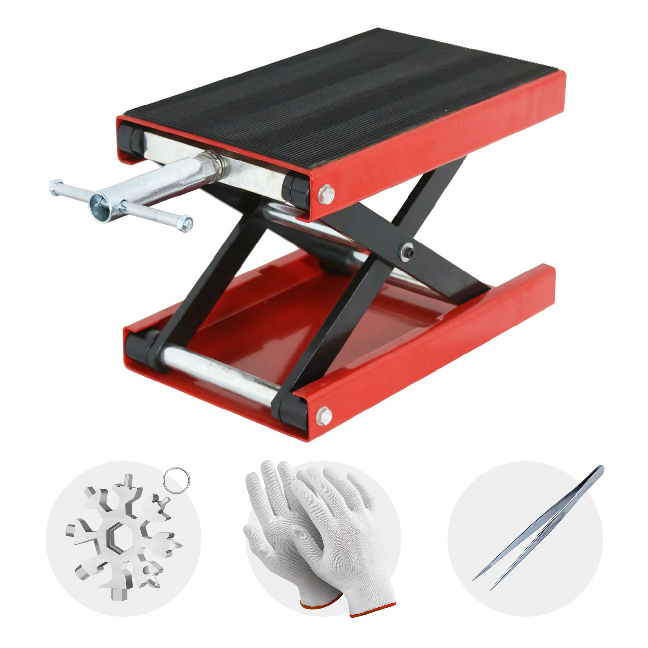 Amazon.com: Motorcycle Lift, 1100lb Moto Scissor Lift Jack with