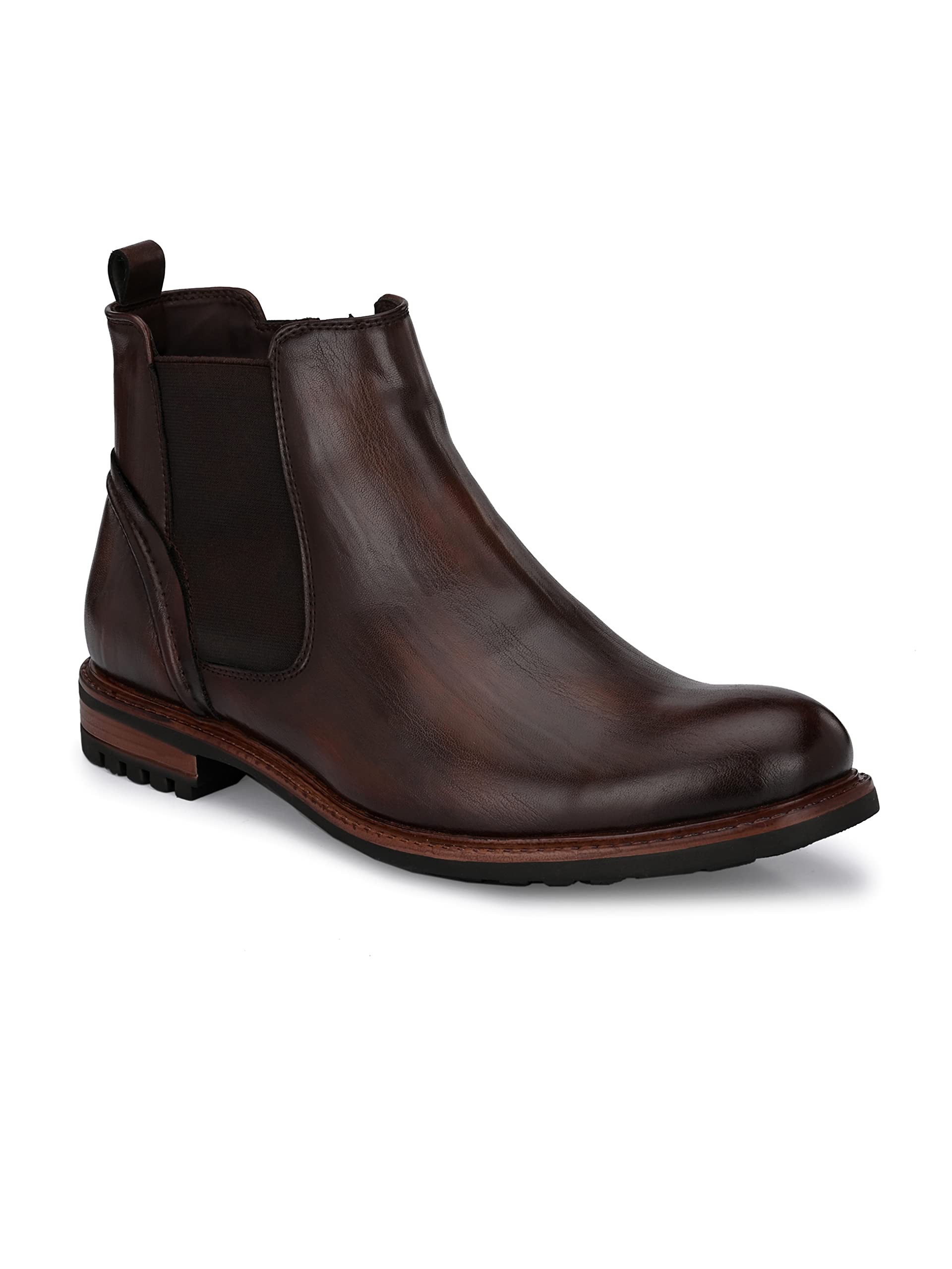 san frissco Men's Boots Semi Casual High Top Chukka Boot/Round Toe Trekking and Hikking Boots with TPR Sole/Stylish & Trending with Cushioned Footbed-picture-34