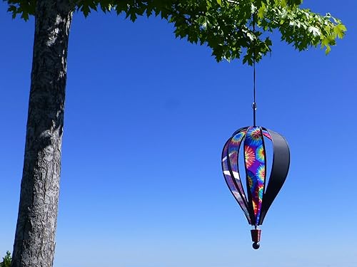 Miniatura 2 de In the Breeze Globo de aire caliente teñido anudado y negro de 6 paneles