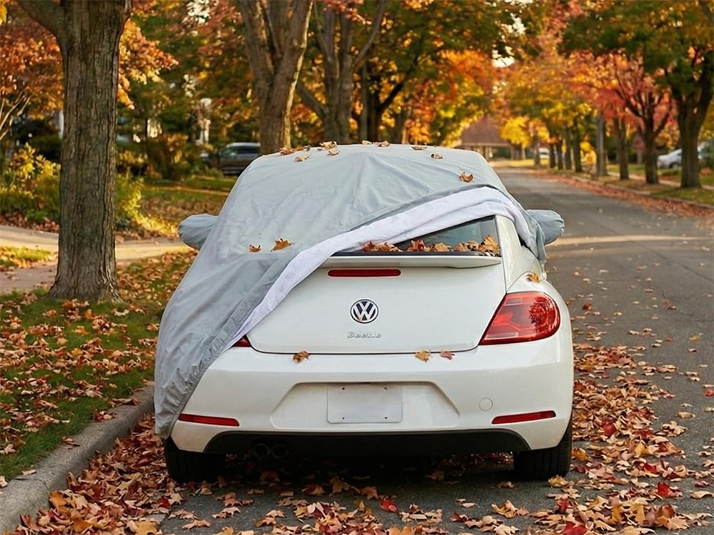 CarsCover Autoabdeckung für Volkswagen Beetle 2011–2018, 5-lagig, Ultrashield, wasserdicht, VW Beetle