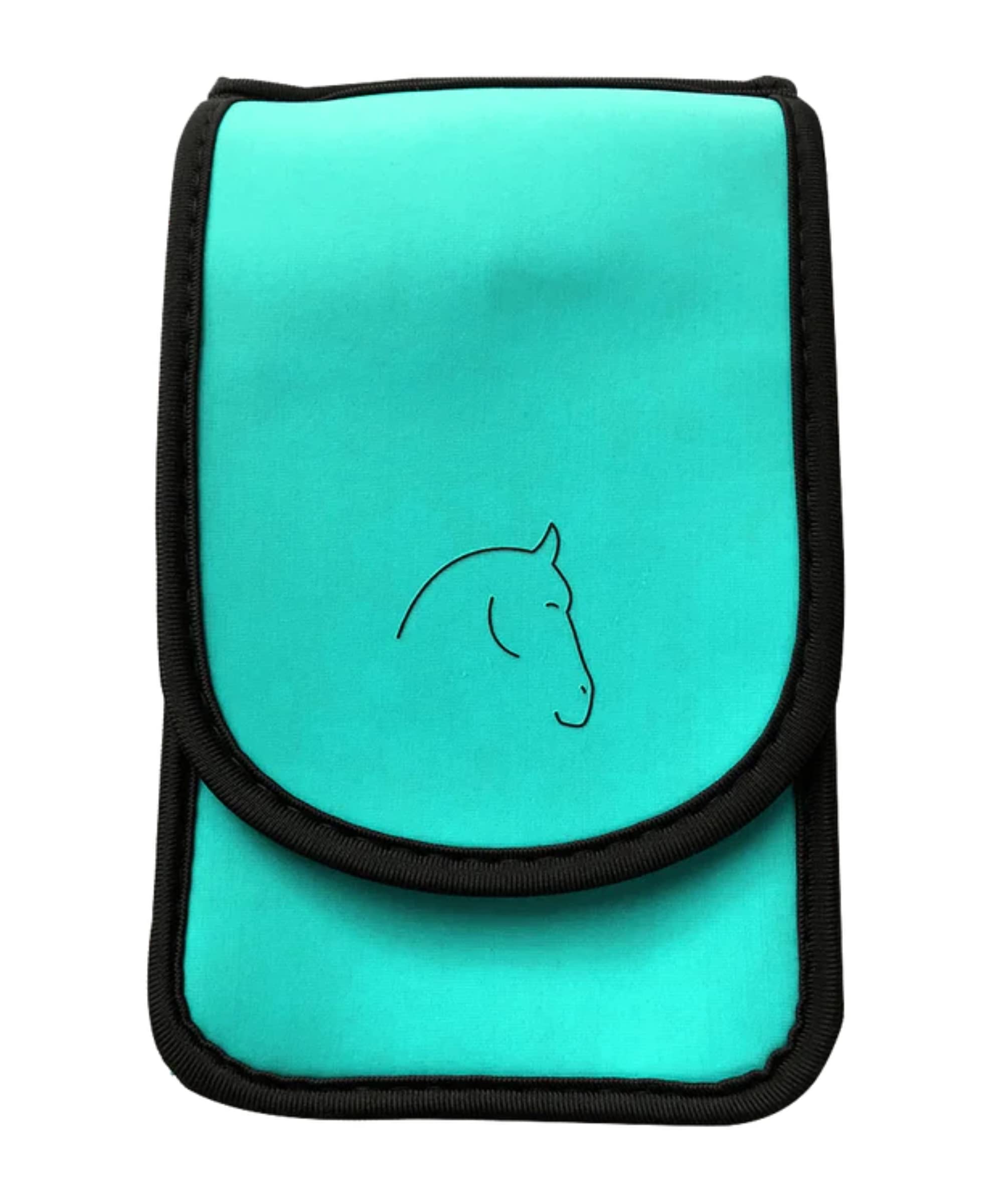 The Horse Holster Cell Phone Holder, Teal, S/M - Holds All Cellphones, Money, Credit Cards, Lip Balm, Safely Secure Essentials During Activity, 4 Ways