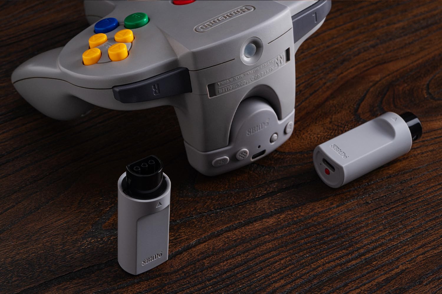 8BitDo Retro Receiver for N64 and Windows, Compatible with Xbox Series Controller, Xbox One Bluetooth Controller, Switch Pro and PS5/PS4 Controller on N64 console